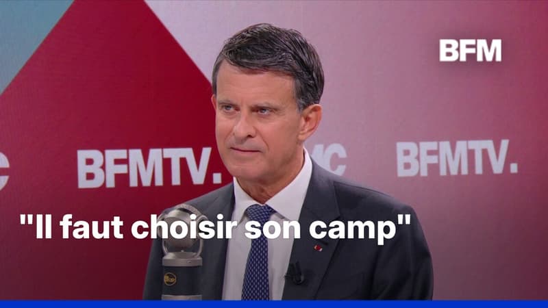 Guerre au Moyen-Orient: "Il faut choisir son camp", assure Manuel Valls, ancien Premier ministre