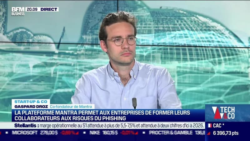 Start up & co : La plateforme Mantra permet aux entreprises de former leurs collaborateurs aux risques du phising - 08/07