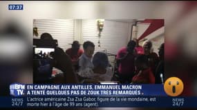 Quand Emmanuel Macron danse le zouk en Guadeloupe