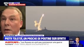 Piotr Tolstoï, vice-président de la Douma: "On est loin de la guerre nucléaire"