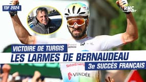 Tour de France (E9): "Les milliardaires ne peuvent pas se payer mes larmes" l'émotion de Bernaudeau après la victoire de Turgis