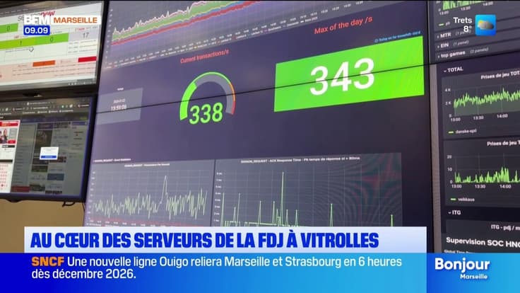 Au cœur des serveurs de la FDJ à Vitrolles