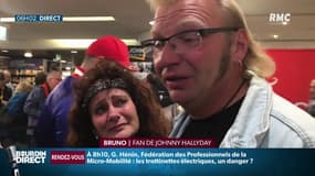  L'émotion des fans pour la sortie du dernier album de Johnny Hallyday: "On était obligés d'être là"