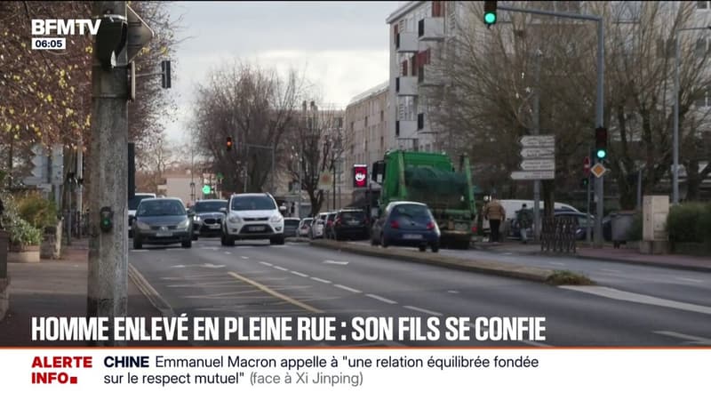 INFO BFMTV. Val-d'Oise: le fils de l'homme enlevé en pleine rue se confie