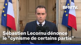 Budget: la prise de parole de Sébastien Lecornu en intégralité 