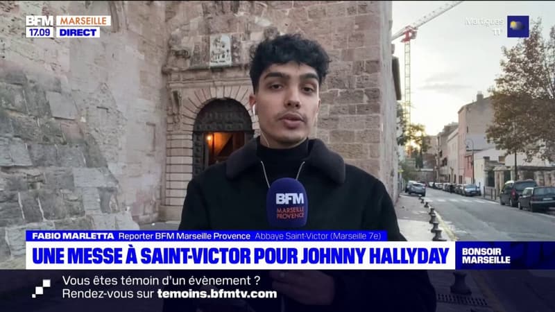 Marseille: une messe en hommage à Johnny Hallyday, 5 ans après sa mort