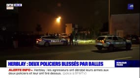 Policiers blessés à Herblay: "à priori" les agresseurs "ne savaient pas que c'était des policiers", selon le maire