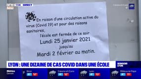 Lyon : une dizaine de cas Covid dans une école