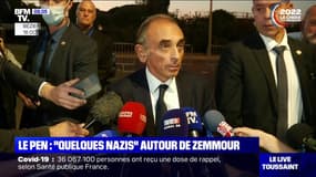Présidentielle: Marine Le Pen affirme qu'il y a "quelques nazis" parmi les soutiens d'Éric Zemmour