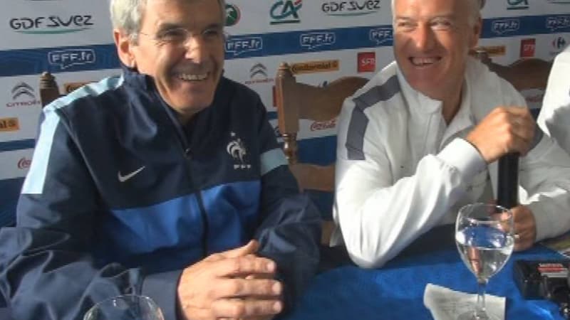 Pierre Sarratia et Didier Deschamps