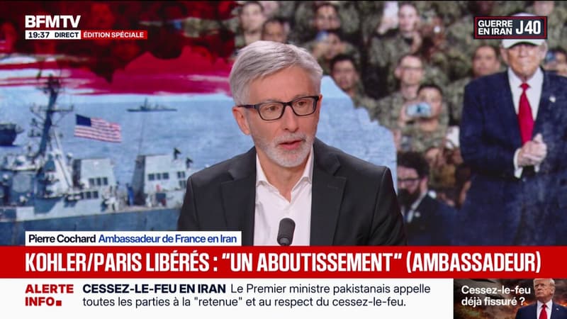 Libération de Cécile Kohler et Jacques Paris: "La sortie du territoire iranien est pour eux un soulagement", confie l'ambassadeur de France en Iran