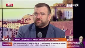 "Butiner" la colère agricole : "Ce genre d'accusation est plutôt classique de la part du gouvernement" affirme Grégoire de Fournas