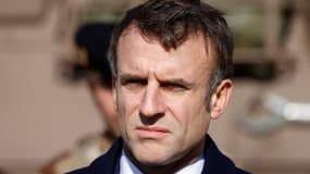 Emmanuel Macron en Jordanie le 22 décembre 2023 