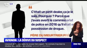 "Un jeune qui commence à dérailler, ça se voit et je l'ai vu tout de suite": le père du meurtrier présumé d'Éric Masson s'exprime