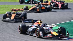 Max Verstappen au Japon le 24/09/23