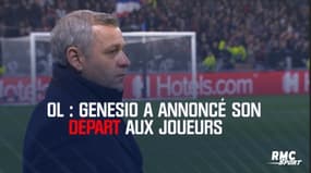  OL : Genesio a annoncé son départ aux joueurs 