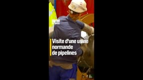 Visite d'une usine normande de pipelines