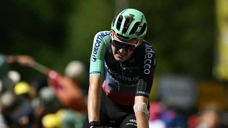 Paul Seixas sur la 10e etape du Tour de France le 14 07 2026 2320045