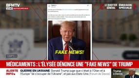 Hausse des prix des médicaments en France: l'Élysée dénonce une "fake news" de Donald Trump