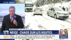 Neige: chaos sur les routes