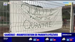 Garéoult: des parents d'élèves manifestent pour demander l'ouverture d'une classe supplémentaire