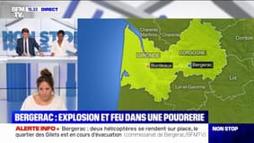 Explosion à Bergerac: des personnes blessées, le bilan humain est en cours d'évaluation