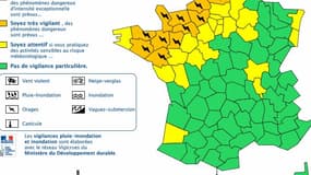 Météo France a placé en vigilance orange orages 13 départements du nord-ouest de la France. 
