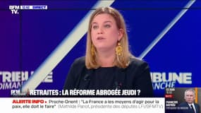 "Nous allons gagner jeudi prochain": Mathilde Panot (LFI), assure que la réforme des retraites à 64 ans sera abrogée