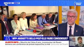 "C'est une excellente candidate pour ceux qui ne veulent pas gouverner": Christophe Marion (député Renaissance) réagit à la potentielle candidature d'Huguette Bello en tant que Première ministre du NFP
