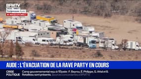 Rave party dans l'Aude: les forces de l'ordre démarrent l'évacuation