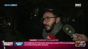 Incendie à Paris: "Des gens criaient parce qu'ils étaient bloqués" témoigne Damien, habitant du quartier