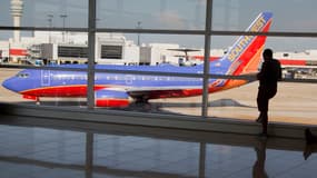 Un avion Southwest Airlines sur le tarmac de l'aéroport d'Atlanta, aux Etats-Unis, en juillet 2015.