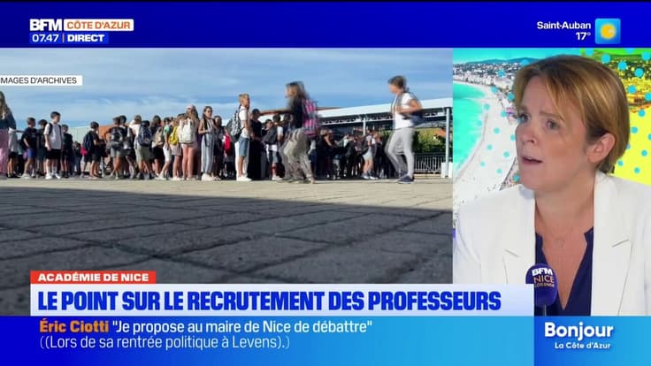 Académie de Nice : le point sur le recrutement des professeurs avec la rectrice, Natacha Chicot