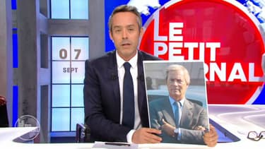 Yann Barthès dans "Le Petit Journal" de Canal+.