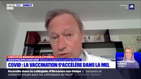 Vaccination: jusqu'à 350 injections par jour au Stab Vélodrome de Roubaix, annonce le médecin Jean-Philippe Dancoine 