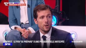 Présidentielle anticipée: "Marine Le Pen est dans la stratégie qu'elle poursuit avec LFI. Ce sont des artisans du chaos", estime Mathieu Lefèvre (Ensemble)