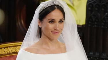 Meghan Markle lors de son mariage