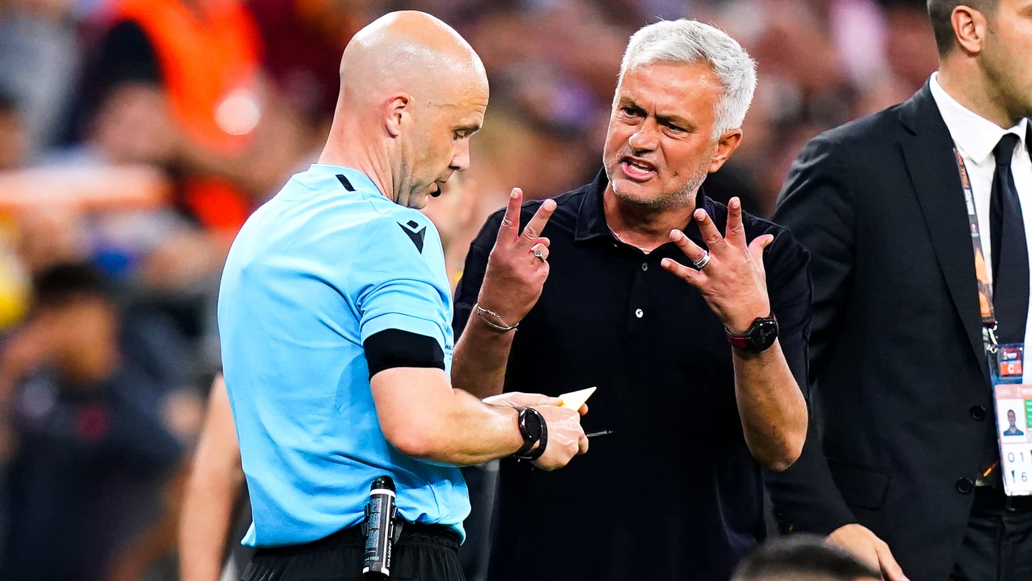 Mourinho suspended several matches after his scare in the Europa League final