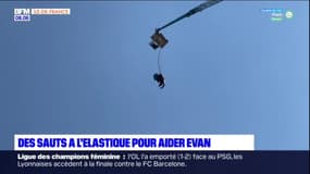 Seine-et-Marne: des sauts à l'élastique pour aider Evan