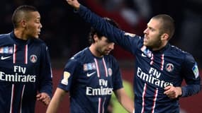 Jérémy Menez, buteur, est sorti sous les applaudissements du Parc