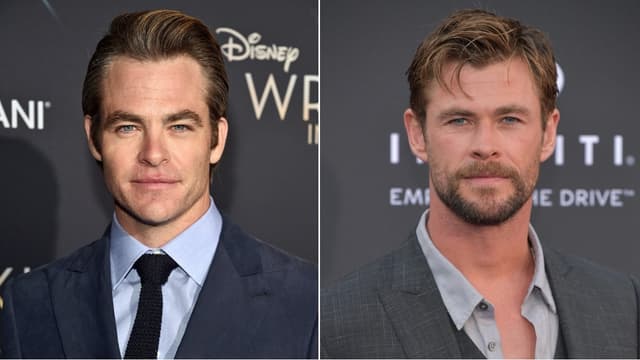 Chris Pine et Chris Hemsworth