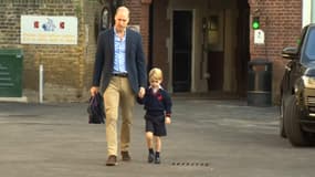 Londres: le prince George a fait sa première rentrée scolaire