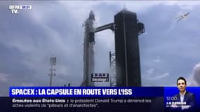 SpaceX: la capsule Crew Dragon en route vers la Station spatiale internationale