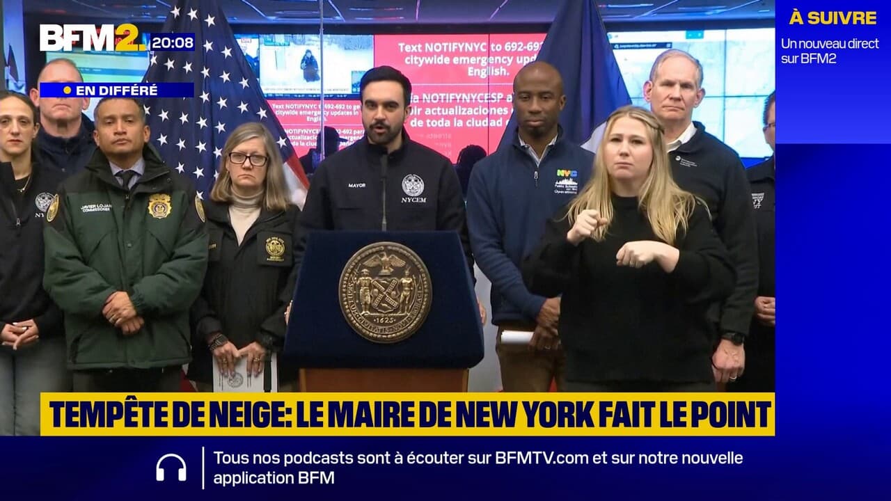 Tempête de neige aux États-Unis: "Le pire est passé", déclare le maire de New York, Zohran Mamdani Kép