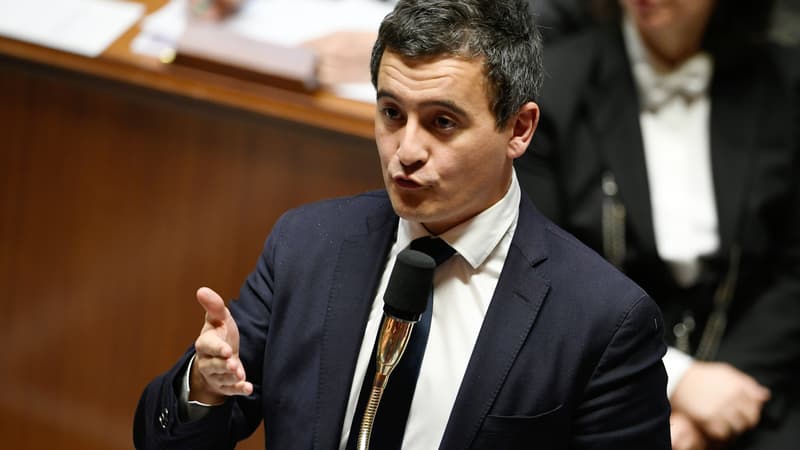 Gérald Darmanin à l'Assemblée nationale, le 12 décembre 2017