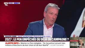Marine Le Pen inéligible: "C'est l'application de la loi de 2016 (...) je pense qu'on est allé trop loin sur l'exécution provisoire", affirme Philippe Vigier (Les Démocrates)
