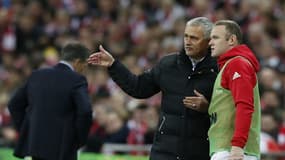 José Mourinho et Wayne Rooney 