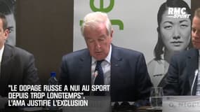 "Le dopage Russe a nui au sport depuis trop longtemps", l'AMA justifie l'exclusion