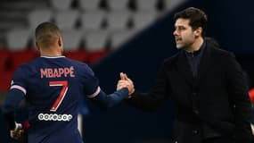 Kylian Mbappé et Mauricio Pochettino