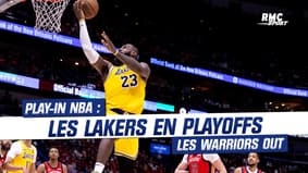 NBA : Les Lakers en playoffs, les Warriors prennent la porte